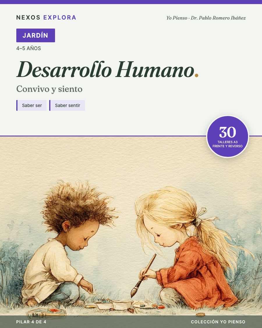 Desarrollo Humano · Convivo y siento — Jardín · 30 talleres