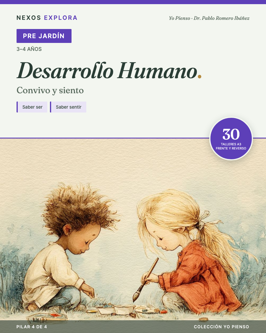 Desarrollo Humano · Convivo y siento — Pre Jardín · 30 talleres