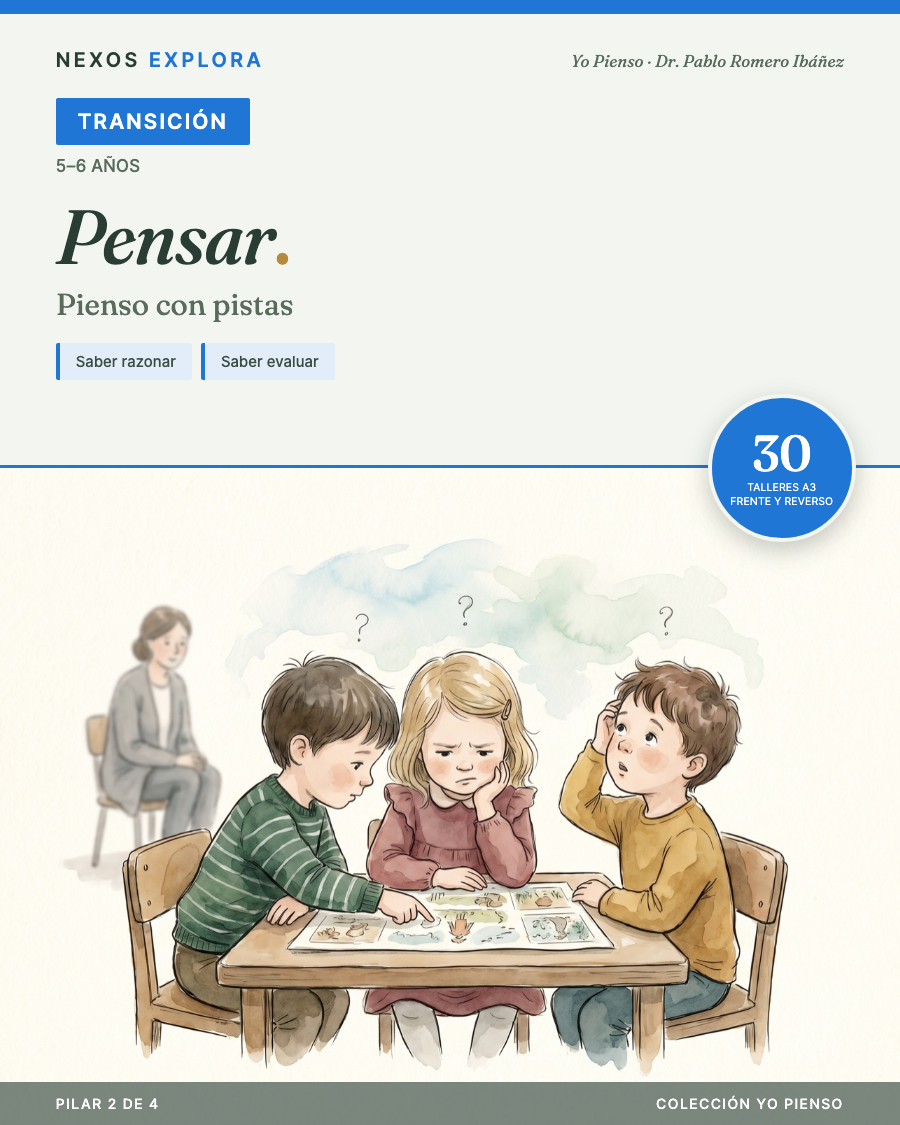 Pensar · Pienso con pistas — Transición · 30 talleres